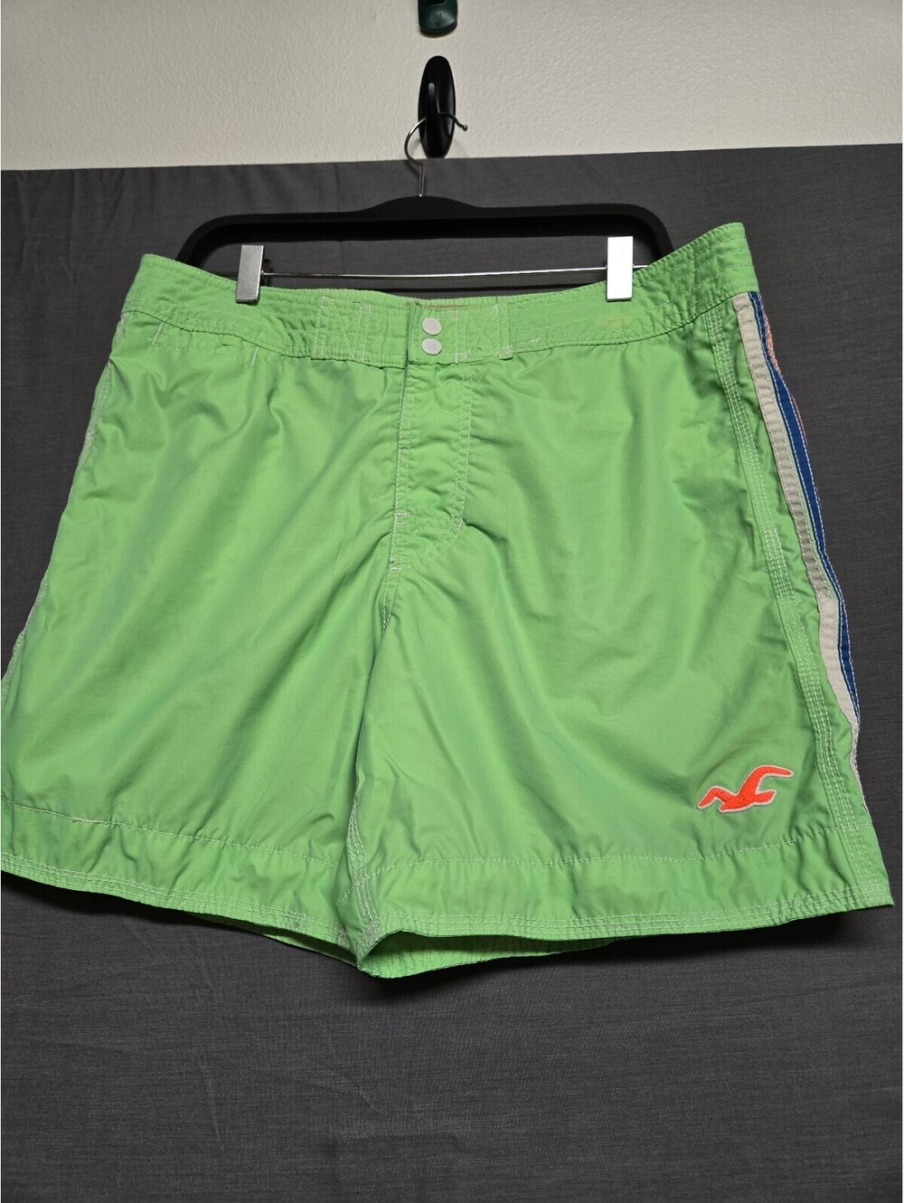 Hollister Men's Green Swim Trunks Size M